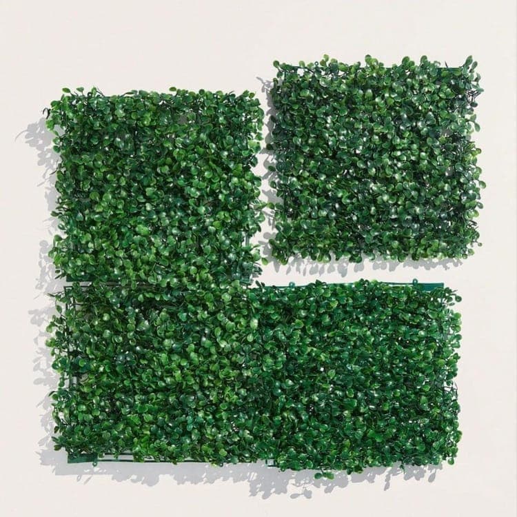 10-Pack Artificial Grass Panels 25x25 cm for Garden Party Wall Decor, Compatible with Outdoor - Image 7