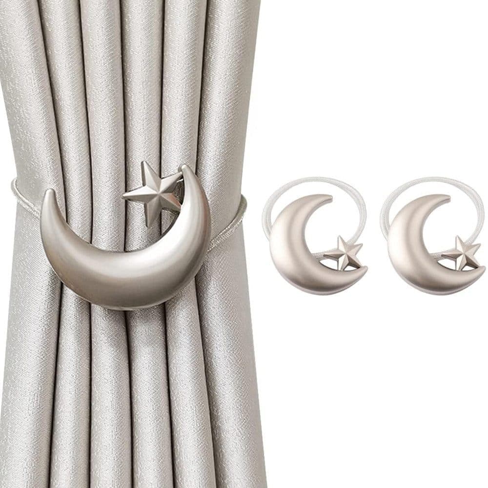 2 pcs Magnetic Curtain Ties Clips for Attachment and Fixation, Decorative and Practical - Image 1
