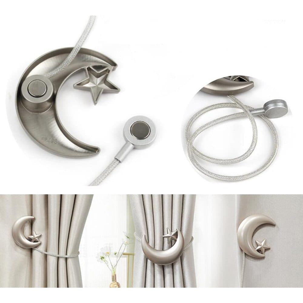 2 pcs Magnetic Curtain Ties Clips for Attachment and Fixation, Decorative and Practical - Image 2