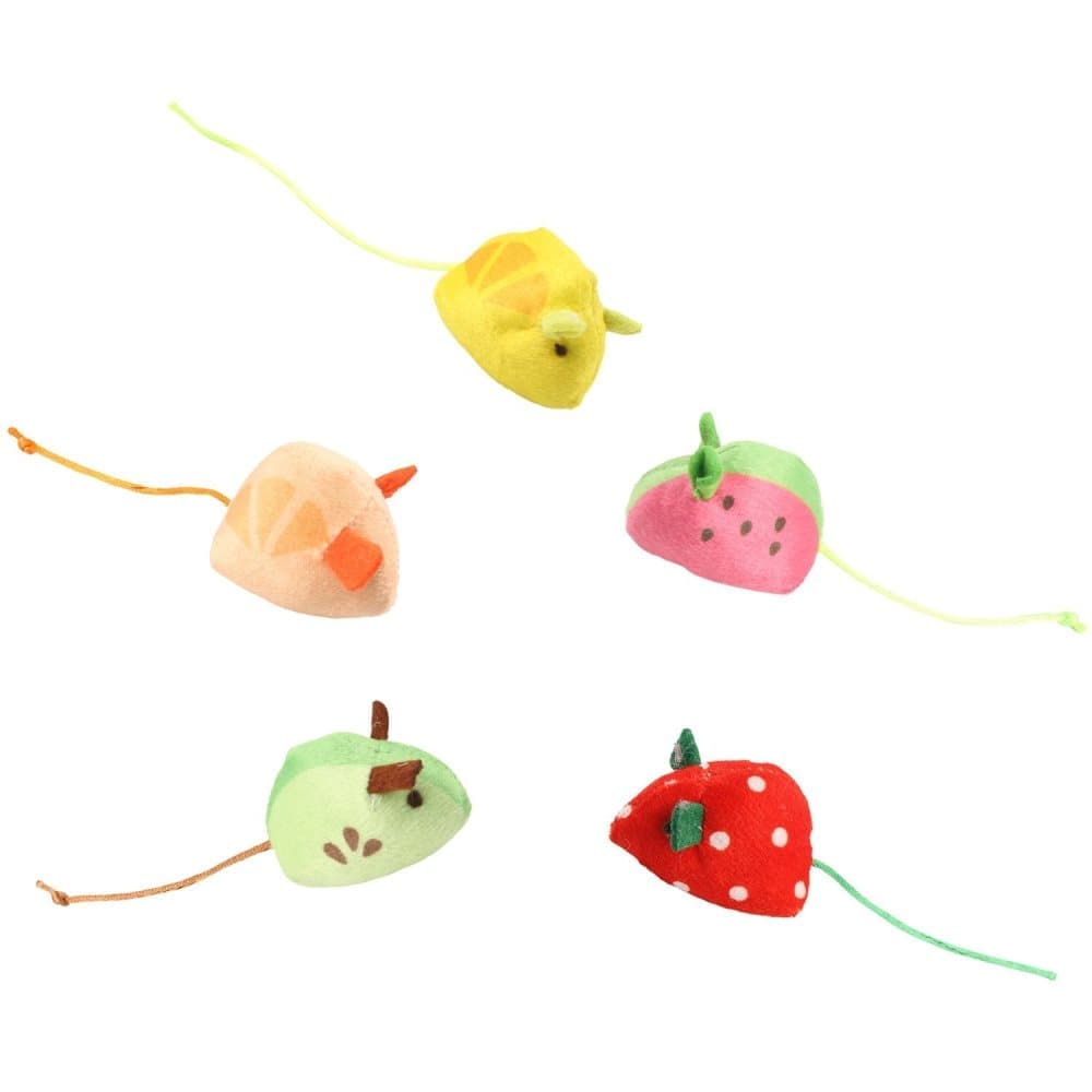 1 Pack Catnip Toy Fruit-Shaped Soft Plush for Cats, Stimulating Fun Play - Image 1