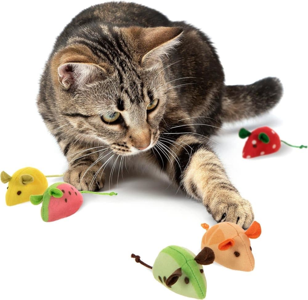 1 Pack Catnip Toy Fruit-Shaped Soft Plush for Cats, Stimulating Fun Play - Image 2