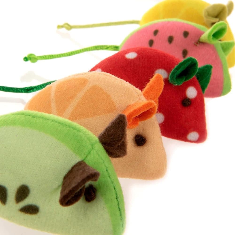 1 Pack Catnip Toy Fruit-Shaped Soft Plush for Cats, Stimulating Fun Play - Image 3