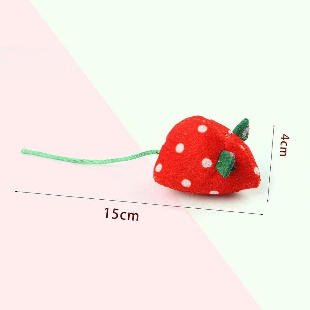 1 Pack Catnip Toy Fruit-Shaped Soft Plush for Cats, Stimulating Fun Play - Image 4