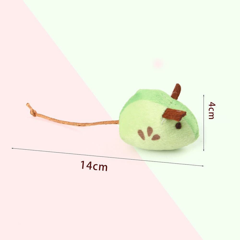1 Pack Catnip Toy Fruit-Shaped Soft Plush for Cats, Stimulating Fun Play - Image 6