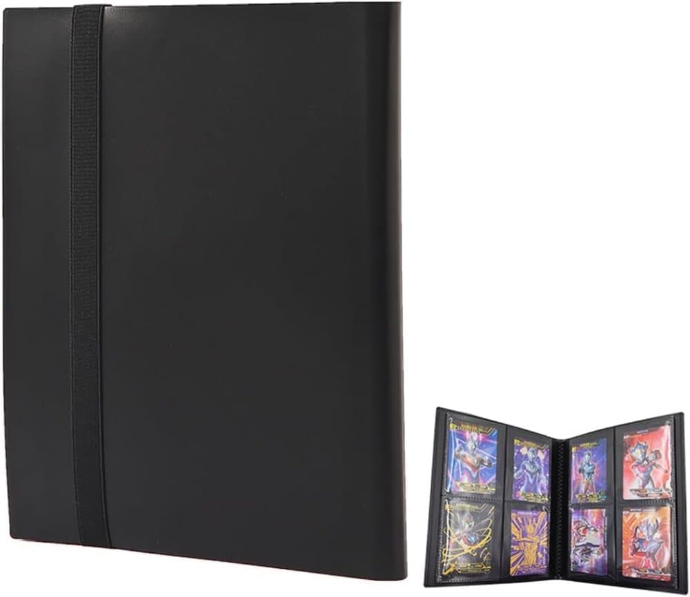 Football Star Card Collection Album 1 Pack, 4-Grid, Compatible with Pokemon and Sports Cards - Image 1