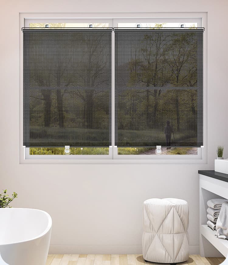 Blackout Curtain with Suction Cups, Removable Window and Car Sunshade, Telescopic Portable Roller Blind, Black, 50×125cm - Image 5