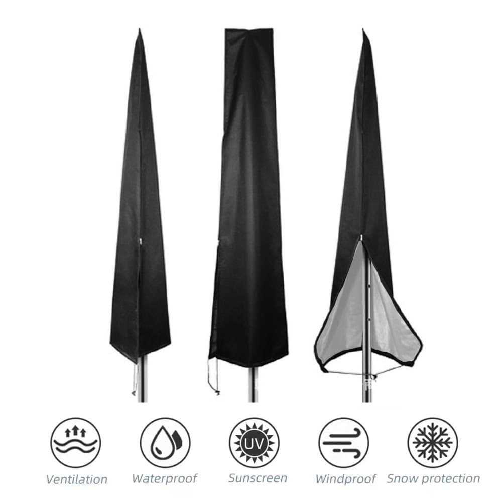 Waterproof Dustproof UV-Protected Parasol Cover, 240x57x57cm - Image 4