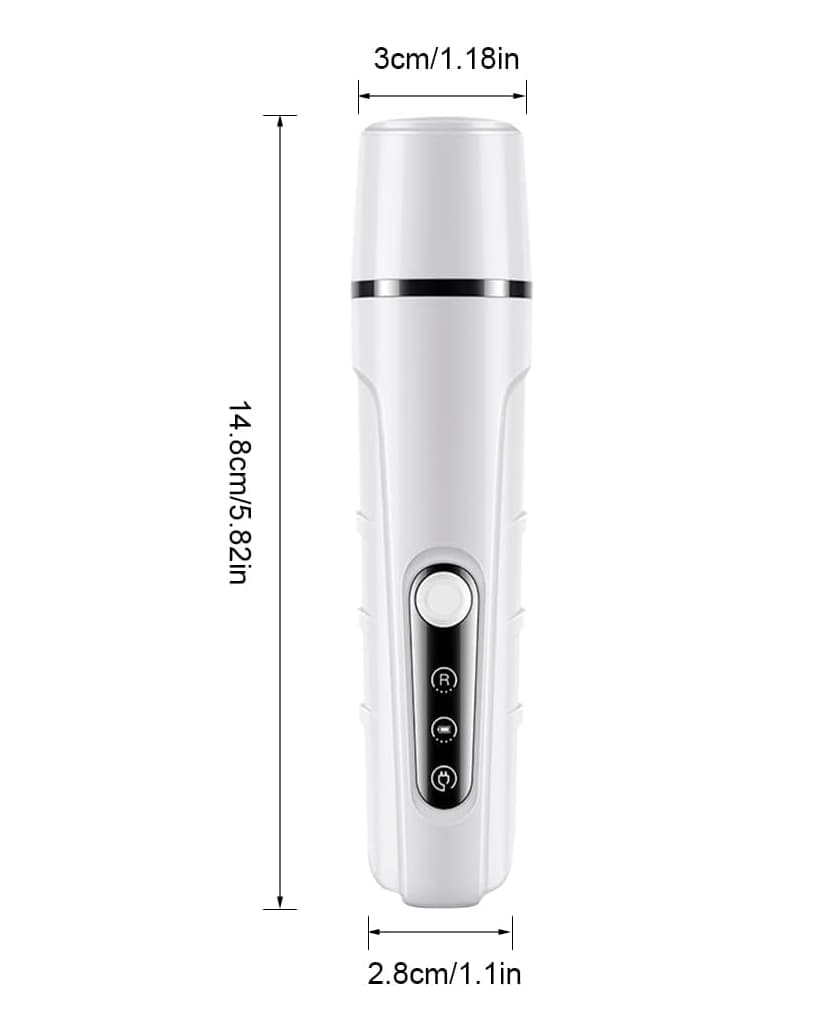 2-in-1 Electric Nail Clippers for Dogs and Cats, Pet Nail Trimmer with LED Light and Low Noise, Compatible with All Breeds, SZ2 - Image 2