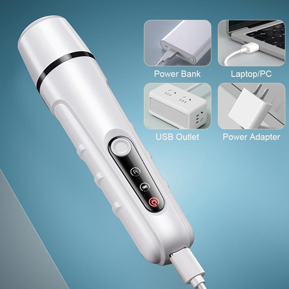 2-in-1 Electric Nail Clippers for Dogs and Cats, Pet Nail Trimmer with LED Light and Low Noise, Compatible with All Breeds, SZ2 - Image 6