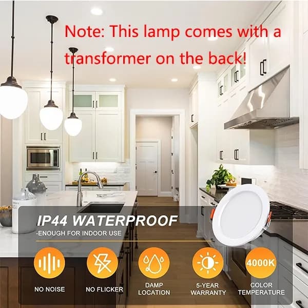 8 pcs LED Spotlight Waterproof IP44 Neutral White Light 4000K, for Bathrooms and Living Rooms - Image 2