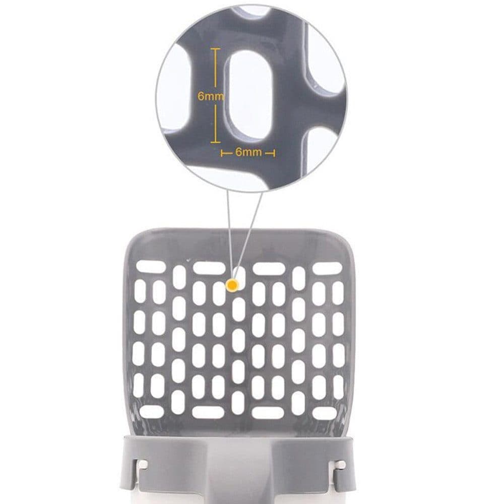 2-in-1 Litter Box Scoop with Holder and Waste Bags, Non-Slip Durable Pet Cleaning Tool - Image 3