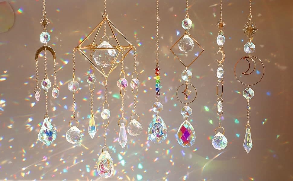400 DIY Wind Chimes & Dream Catchers, Suncatcher Crystal Crafts for Window and Garden Decor, 400 pieces - Image 8