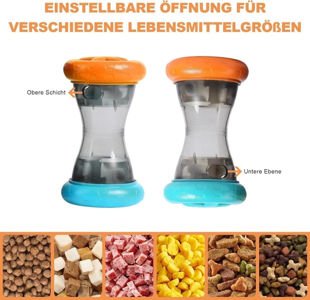 1 Pack Interactive Dog Toy Rolling Food Dispenser for Intelligence Training - Image 6