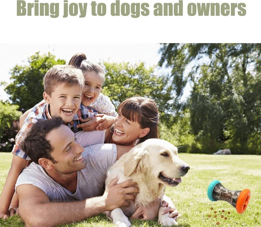 1 Pack Interactive Dog Toy Rolling Food Dispenser for Intelligence Training - Image 8