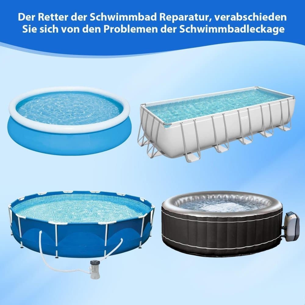 Waterproof Repair Tape 7 cm x 100 cm, Self Adhesive Pool Repair and Sealing Tape - Image 3