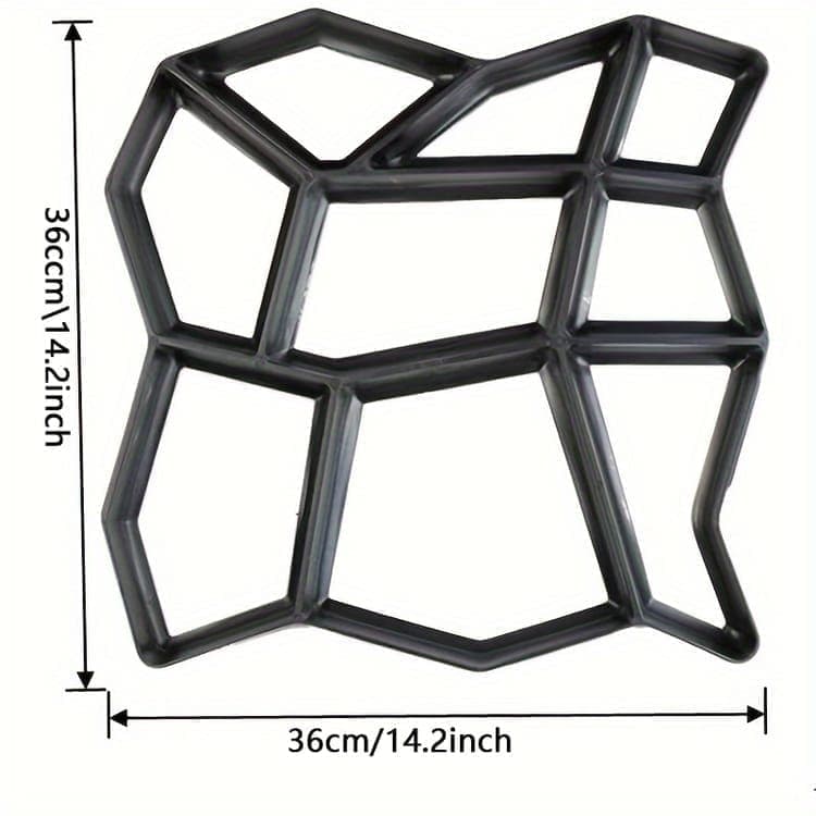 36 Paving Molds for Garden Tiles and Stones, 36x36x3.6cm - Image 3