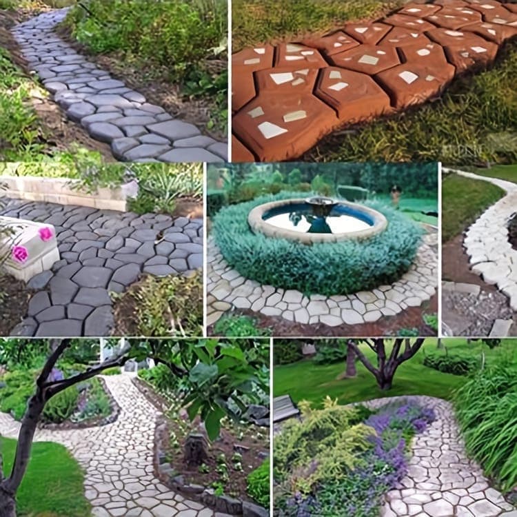 36 Paving Molds for Garden Tiles and Stones, 36x36x3.6cm - Image 5