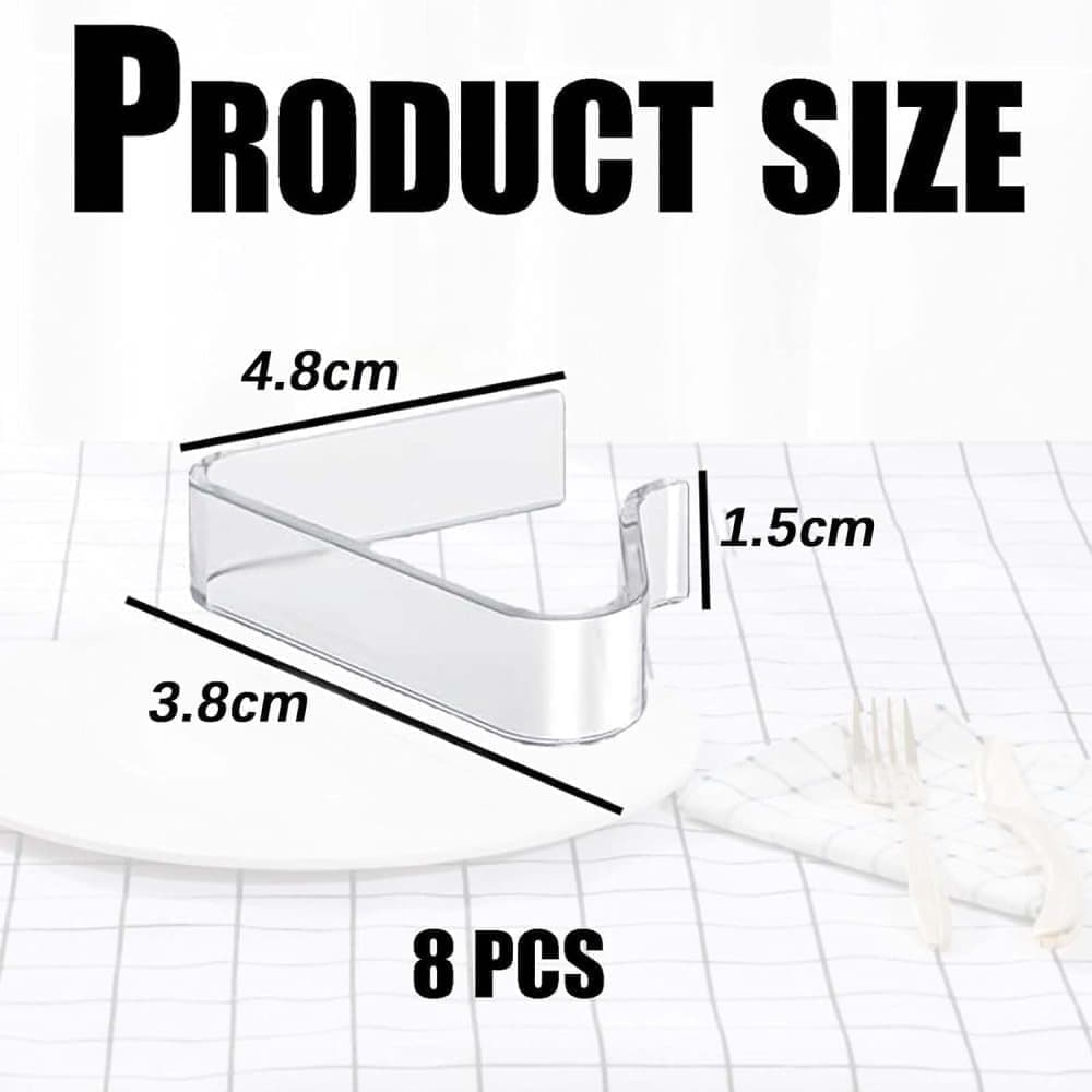 12pcs plastic tablecloth clips for thick tables, garden table camping picnic, compatible with most brands, 12cm - Image 2