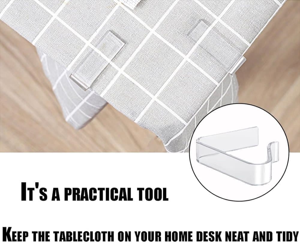 12pcs plastic tablecloth clips for thick tables, garden table camping picnic, compatible with most brands, 12cm - Image 4