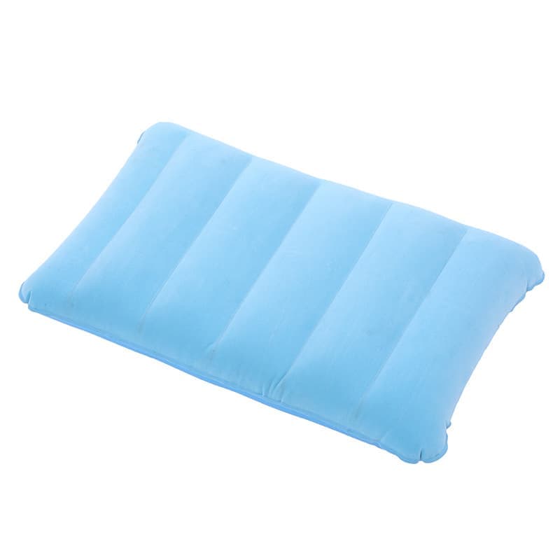 Lightweight Compact Inflatable Pillow for Camping Outdoor Travel and Activities, 47x30cm, Light Blue - Image 1