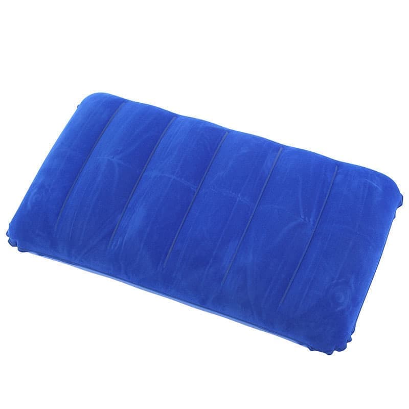 Inflatable Pillow for Camping Lightweight Compact Outdoor Travel, 47x30cm, Blue - Image 1