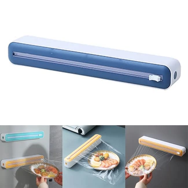 Blue Foil Cutter Holder for Aluminum and Plastic Foil, 36x7x5cm - Image 1