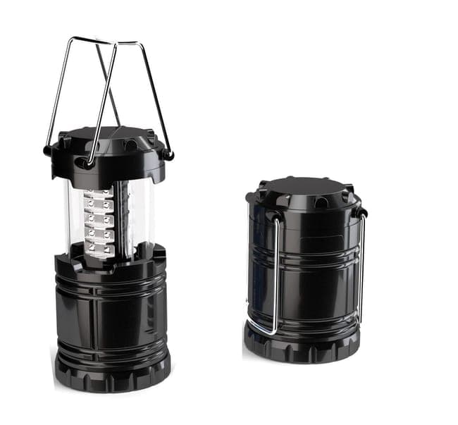 30 LED Camping Lantern, Waterproof Foldable Tent Light with Battery Power - Image 1