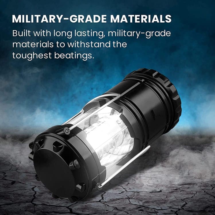 30 LED Camping Lantern, Waterproof Foldable Tent Light with Battery Power - Image 3