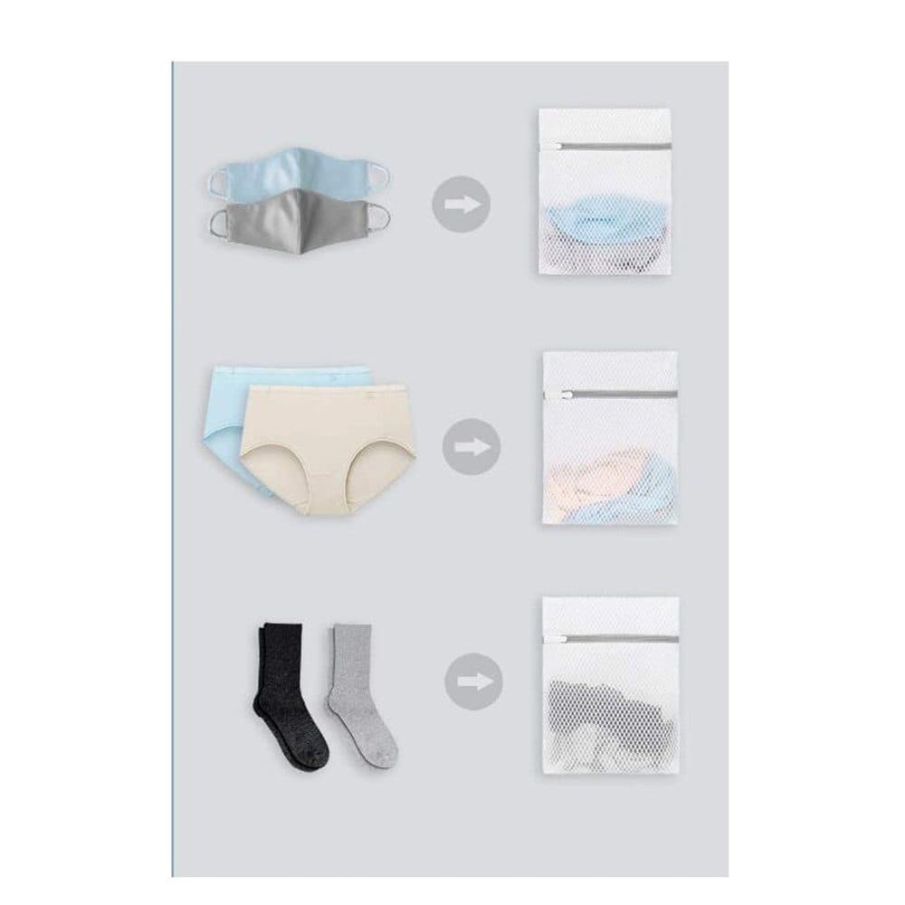 3-pack Laundry Bag for Washing Machine and Dryer, Small, Compatible with Travel Laundry Net - Image 2