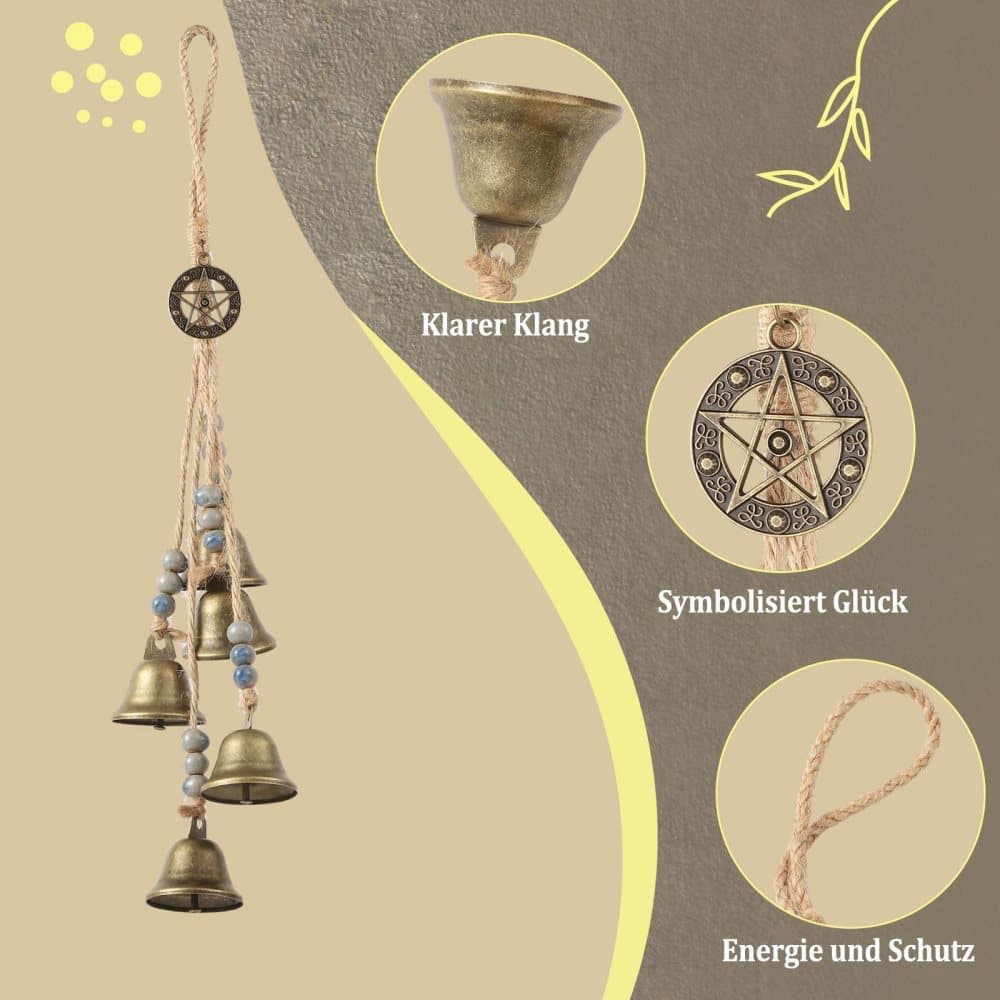 Outdoor Metal Wind Chime with Pleasant Sound, Easy to Hang, Decorative Garden Pendant - Image 3