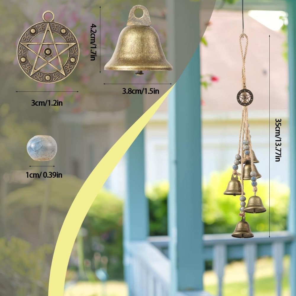Outdoor Metal Wind Chime with Pleasant Sound, Easy Hanging Decorative Home Pendant - Image 4