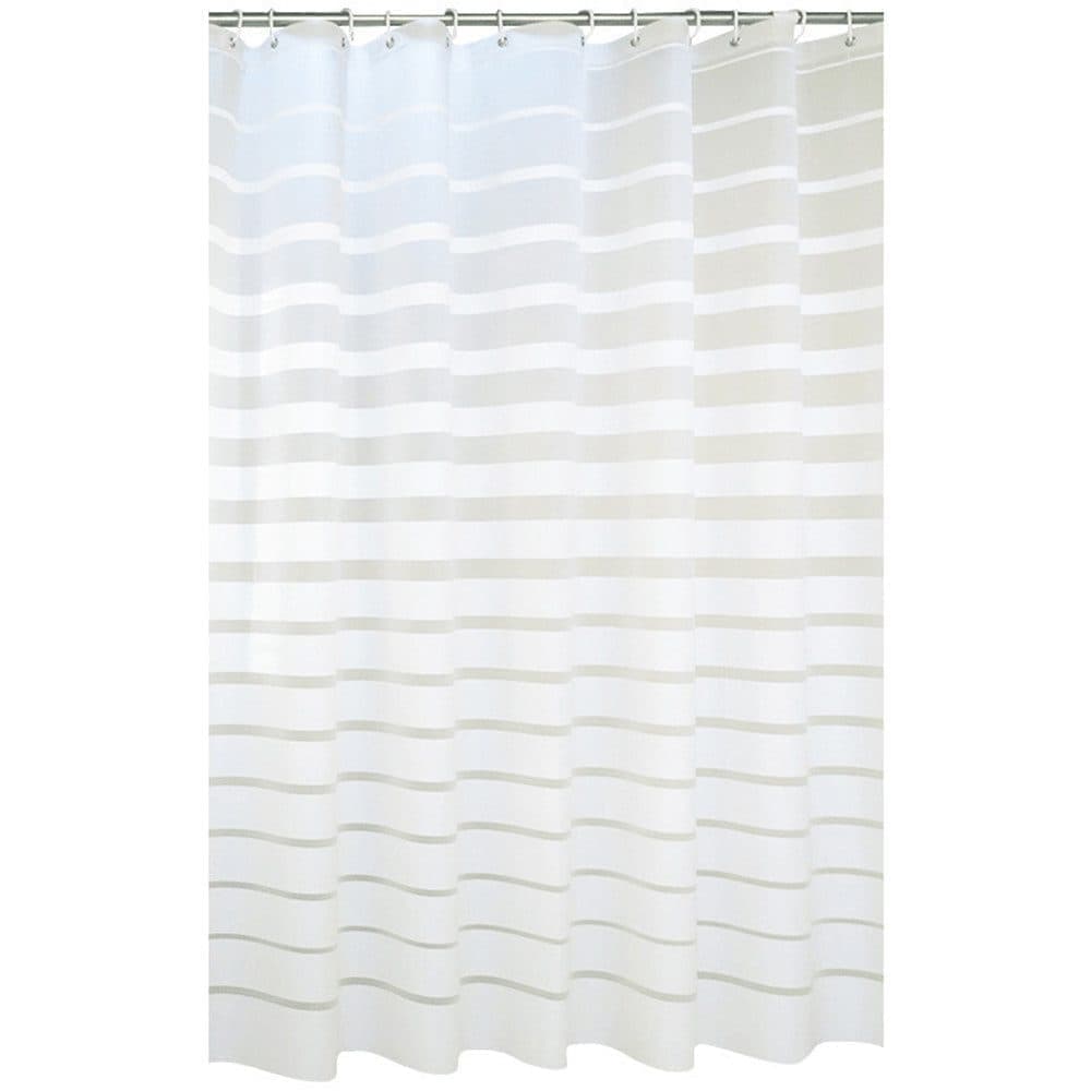 PEVA Waterproof Shower Curtain with Hooks, Mildew Resistant Bathroom Curtain, 180x180cm - Image 3