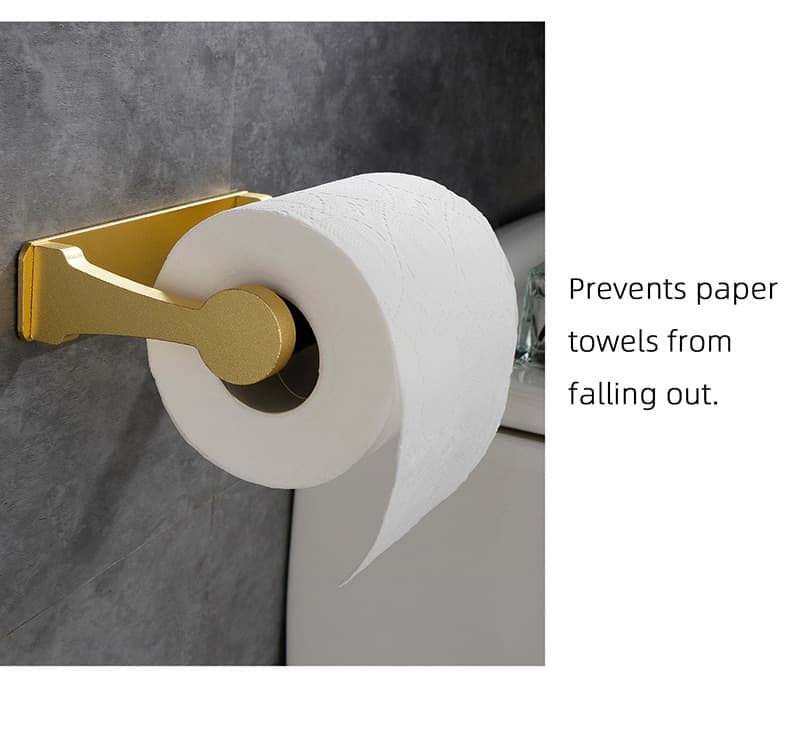 Self-Adhesive Paper Towel Holder, No Drilling Required, Aluminum, Silver, 16x9.8cm, for Kitchen and Bathroom - Image 5