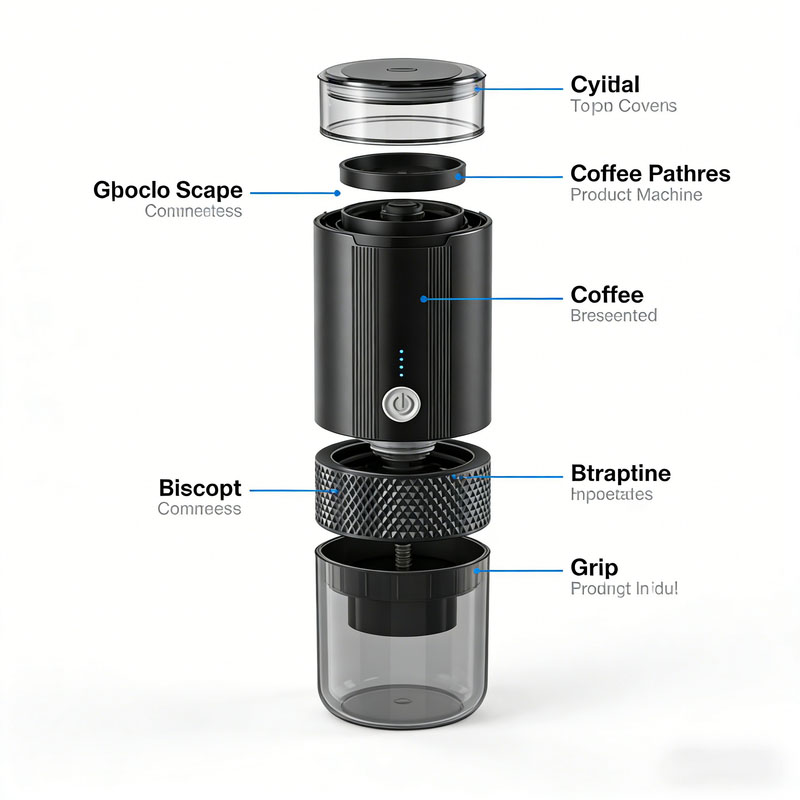 Portable Handheld Coffee Maker, compatible with K Cup Capsules and Ground Coffee, Manually Operated for Camping Travel - Image 5