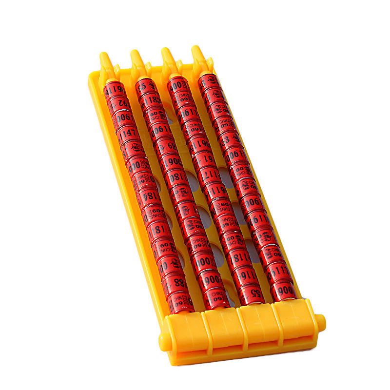 Pigeon Leg Ring Holder (Plastic) Size: 70*195mm Color: Yellow for Pigeons (2pc) - Image 5