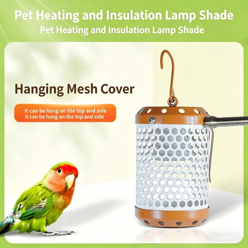 Heated Heating Lamp (ceramics) Size: 60*70mm Color: Black for Parrots (1pc) - Image 4