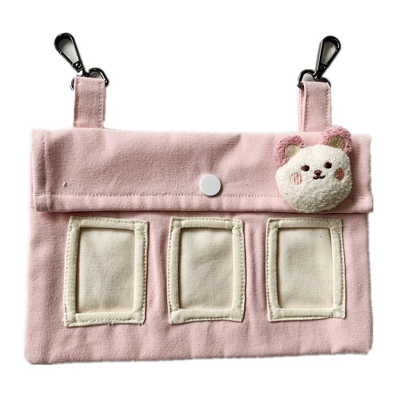 Hanging Hay Bag (Cotton Canvas) Size: 225mm*155mm Color: Yellow for Rabbits/Guinea Pigs (1pc) - Image 4