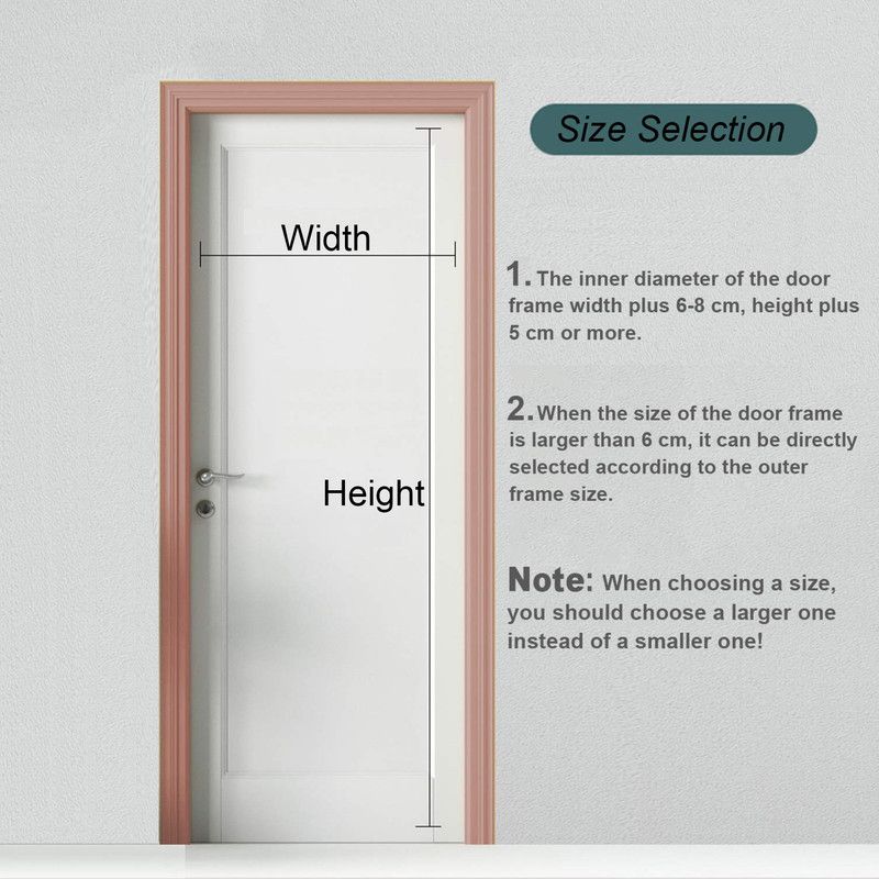 Magnetic Door Screens - 100x210 cm Self-closing - High-Density Insect Screen - No Drilling Required - Brown - Image 5