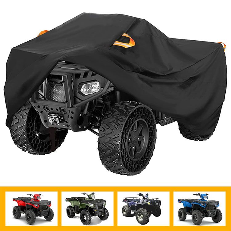 210D ATV Cover - Waterproof and Sunscreen Beach Car Cover, Four-Wheel Off-Road Vehicle Cover(XXL（220*98*106CM）) - Image 5