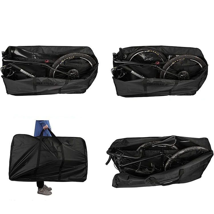 800D Oxford Cloth Bicycle Bag, Mountain Bike & Road Bike Storage Bag(14-16 fold version: 75*40*65CM / bag 28*14CM) - Image 5