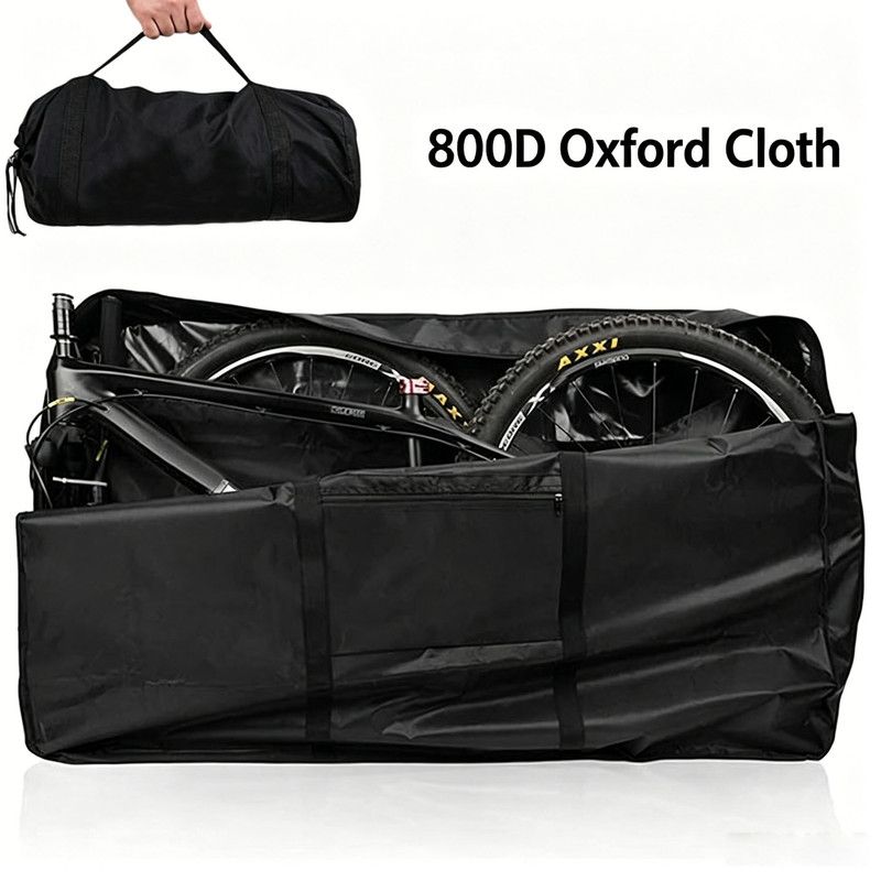 800D Oxford Cloth Bicycle Bag, Mountain Bike & Road Bike Storage Bag(21-26 foldable version: 98*40*80CM / 40*18CM) - Image 1