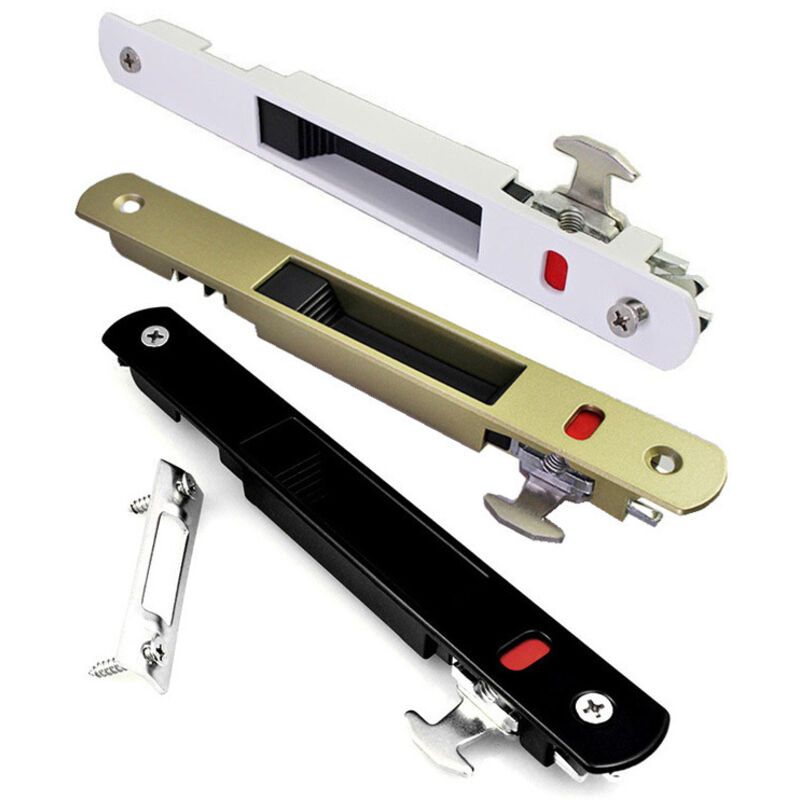 2 Pack Sliding Bay Lock Latch, Single Sided Hook Lock for Sliding Door and Window - Image 2