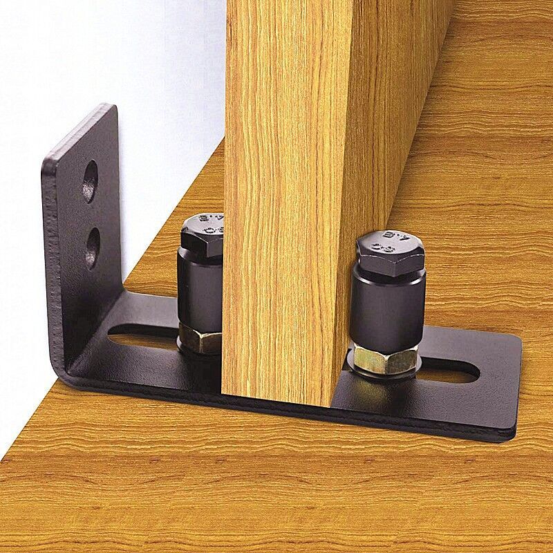 Sliding Door Floor Guide, Adjustable Carbon Steel Barn Door Floor Track - Image 4