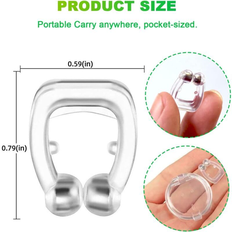 15 Pack Magnetic Anti Snoring Nasal Clip, Anti Snoring Device - Image 2