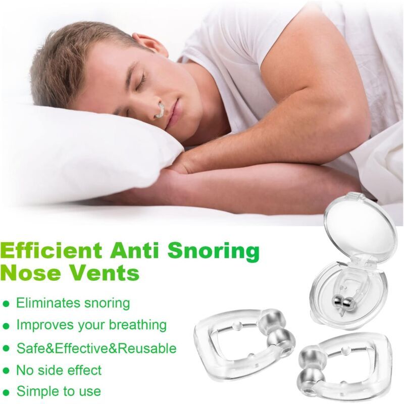 15 Pack Magnetic Anti Snoring Nasal Clip, Anti Snoring Device - Image 4