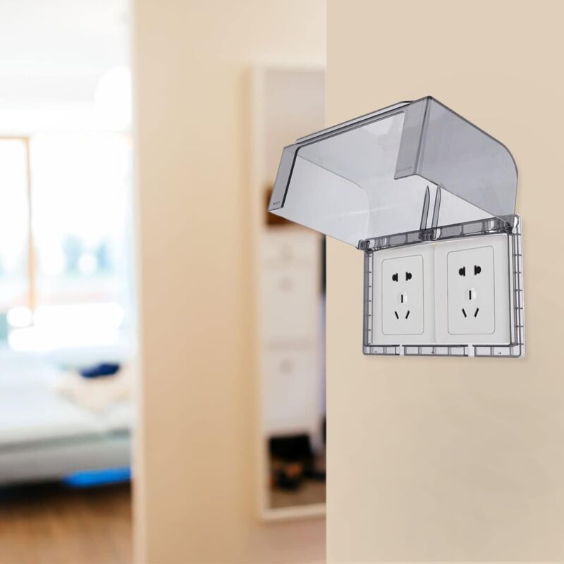 Outdoor Outlet and Socket Protector, Weather Resistant, Black - Image 2