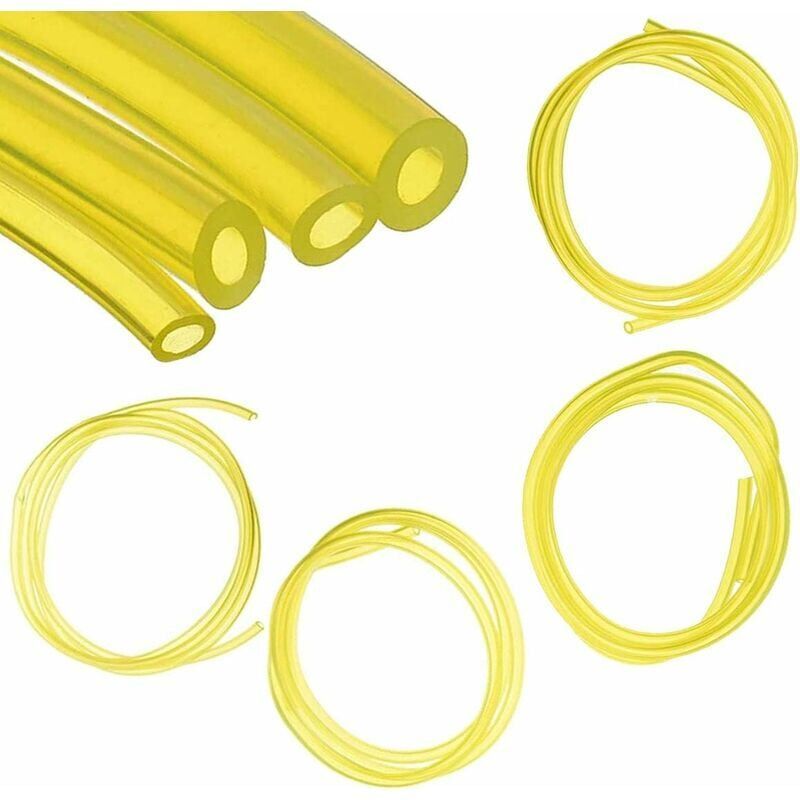 4 Pack Fuel Line Hose, 4 Sizes 3 x 6 mm, 3 x 5 mm, 2.5 x 5 mm, 2 x 3.5 mm, 1.5 m Each - Image 1