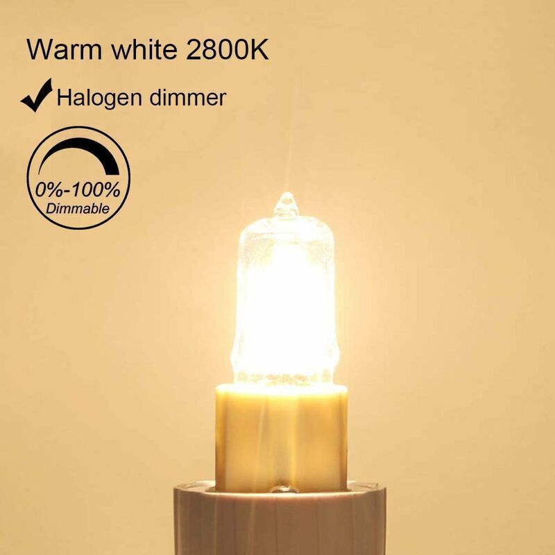 10 Pack G9 Oven Bulb, 40W 230V 300 Degree C, Dimmable Warm White, 480LM - Image 4