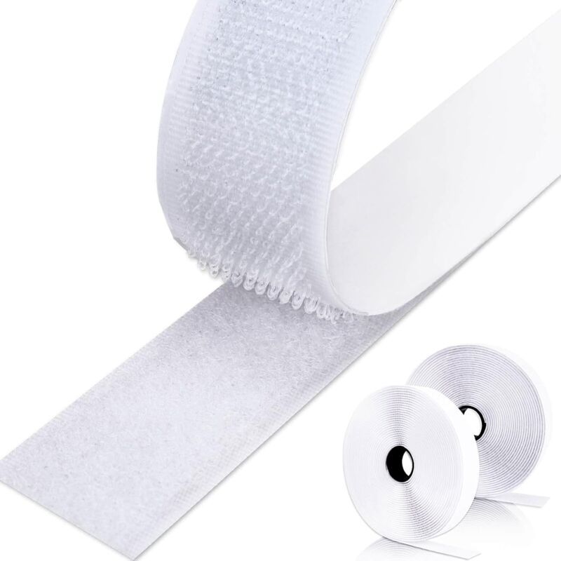 Double Sided Adhesive Tape for Sewing Carpet and Fabric, White, 5 m x 2 cm - Image 1