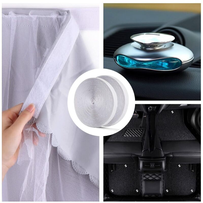 Double Sided Adhesive Tape for Sewing Carpet and Fabric, White, 5 m x 2 cm - Image 3